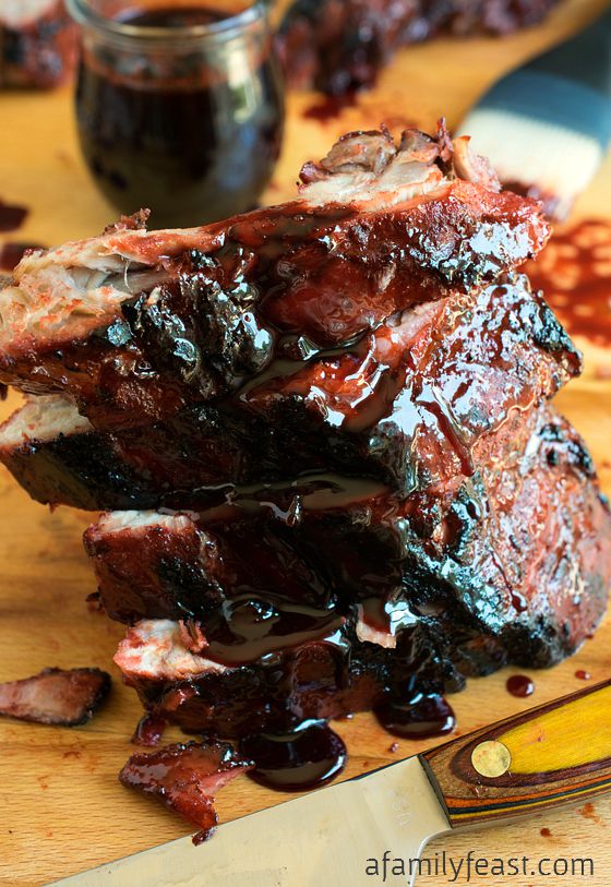 Asian Barbecue Pork Ribs - A Family Feast