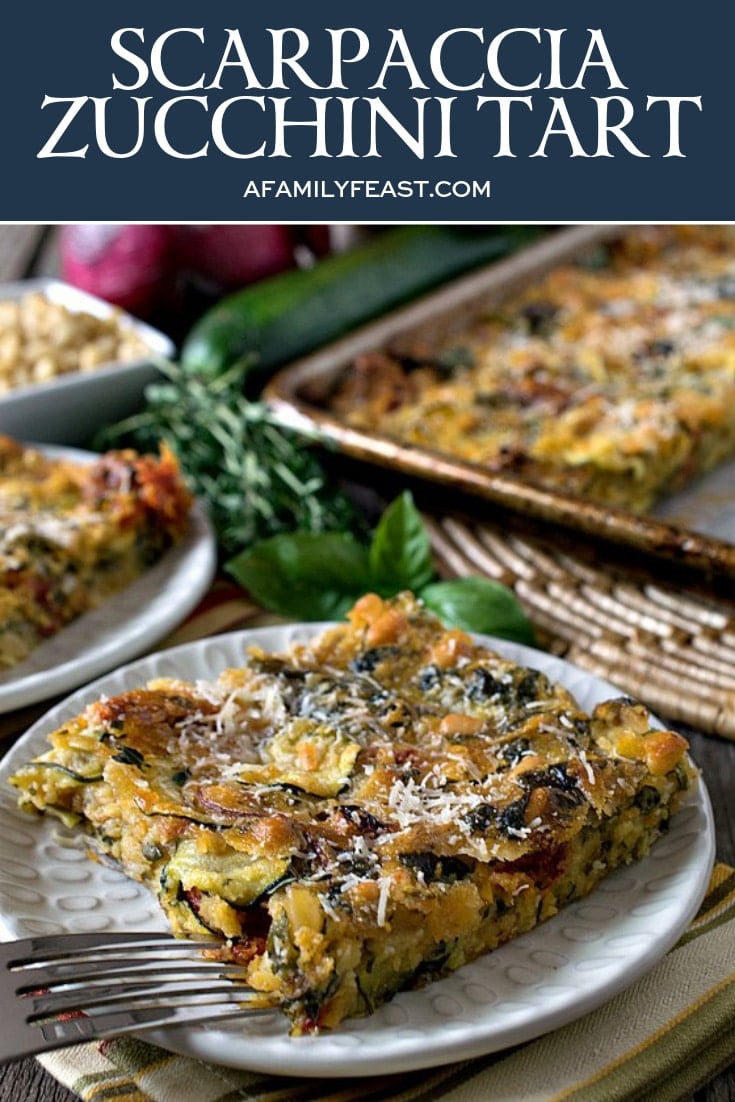 Scarpaccia Zucchini Tart 