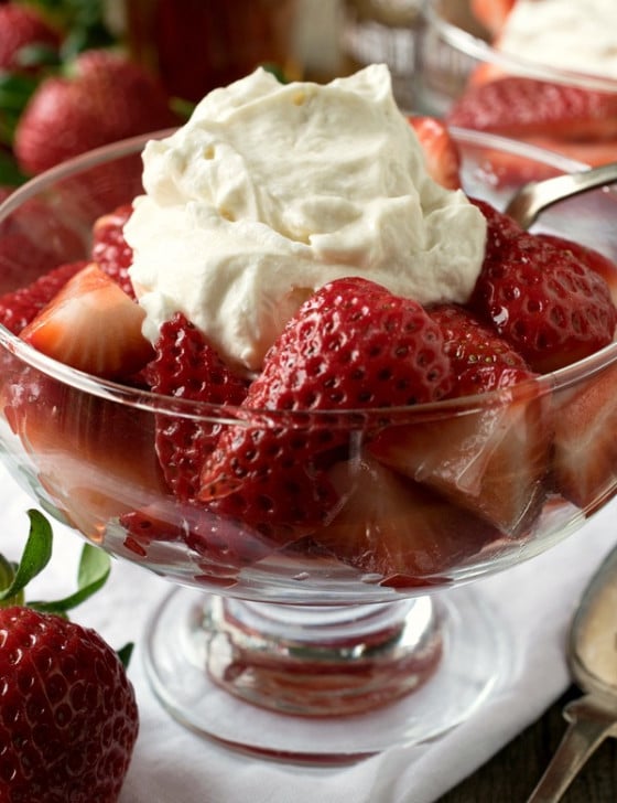 Strawberries Romanoff - A Family Feast