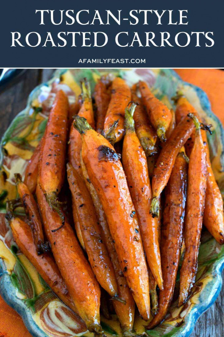 TuscanStyle Roasted Carrots A Family Feast®