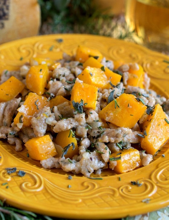 Whole Wheat Spaetzle With Butternut Squash - A Family Feast