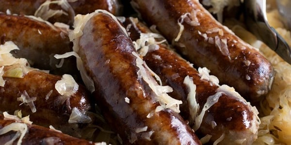 Bratwurst and Sauerkraut - A Family Feast