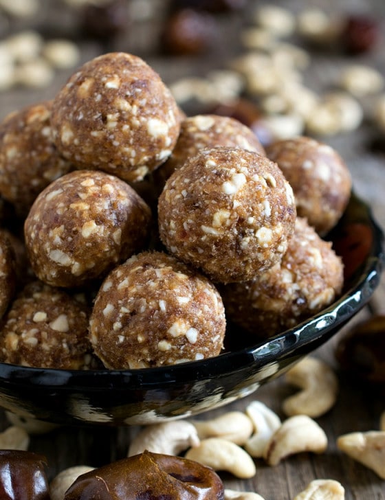 Cashew Cookie Balls - A Family Feast