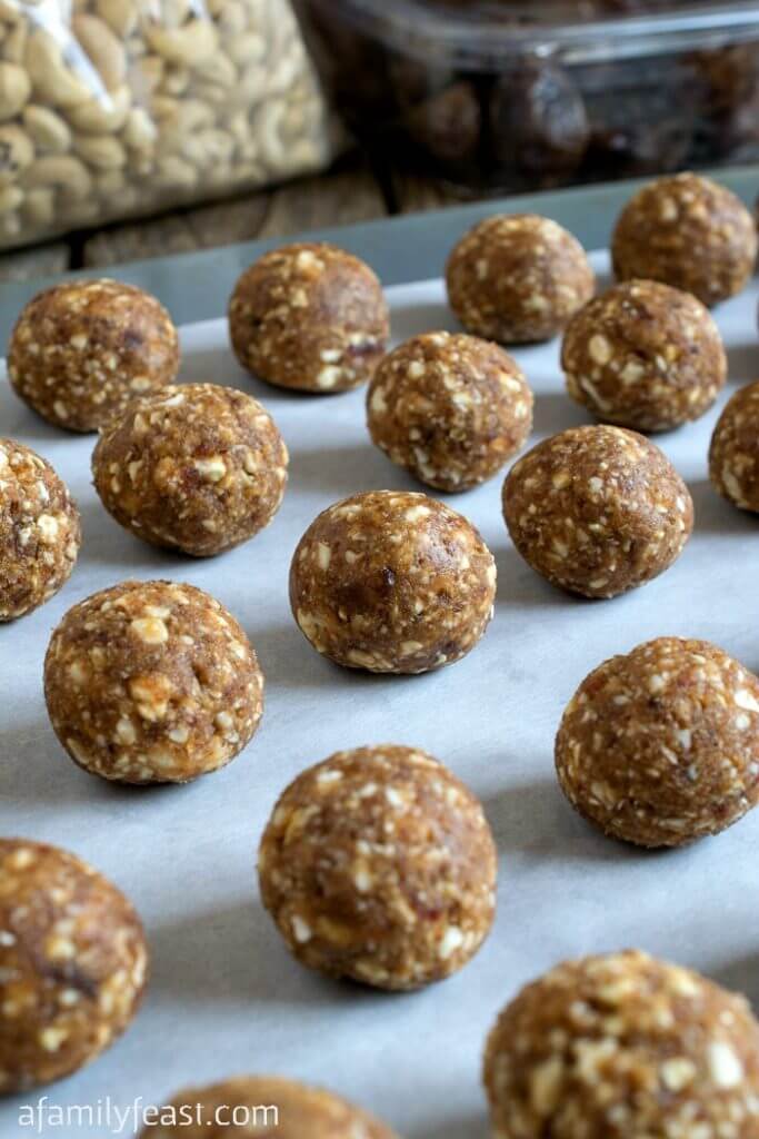 Cashew Cookie Balls A Family Feast®