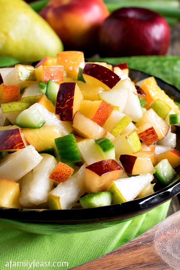 Fruit and Cucumber Salsa - A Family Feast