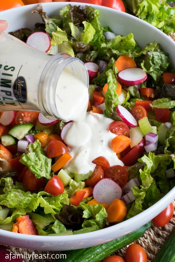 Ranch Chicken Chopped Salad - A Family Feast