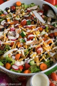 Ranch Chicken Chopped Salad - A Family Feast®