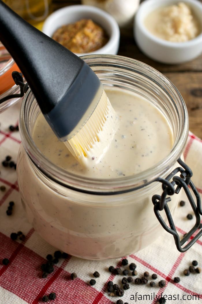 White Barbecue Sauce - This Alabama classic is zesty, creamy and fantastic! 