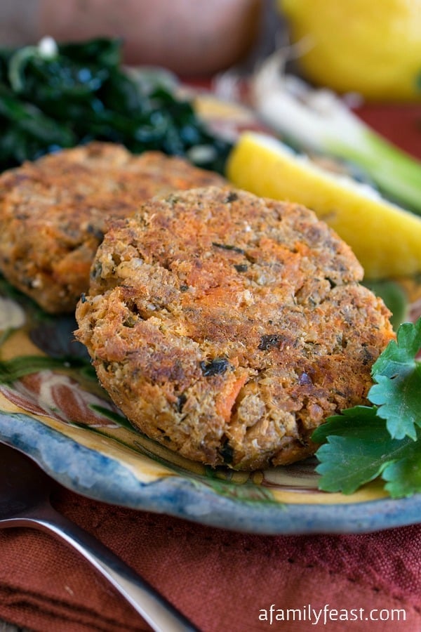 Whole30 Salmon Cakes with Tartar Sauce - Delicious, easy and quick to prepare. Make up an extra batch and keep on hand in the freezer!