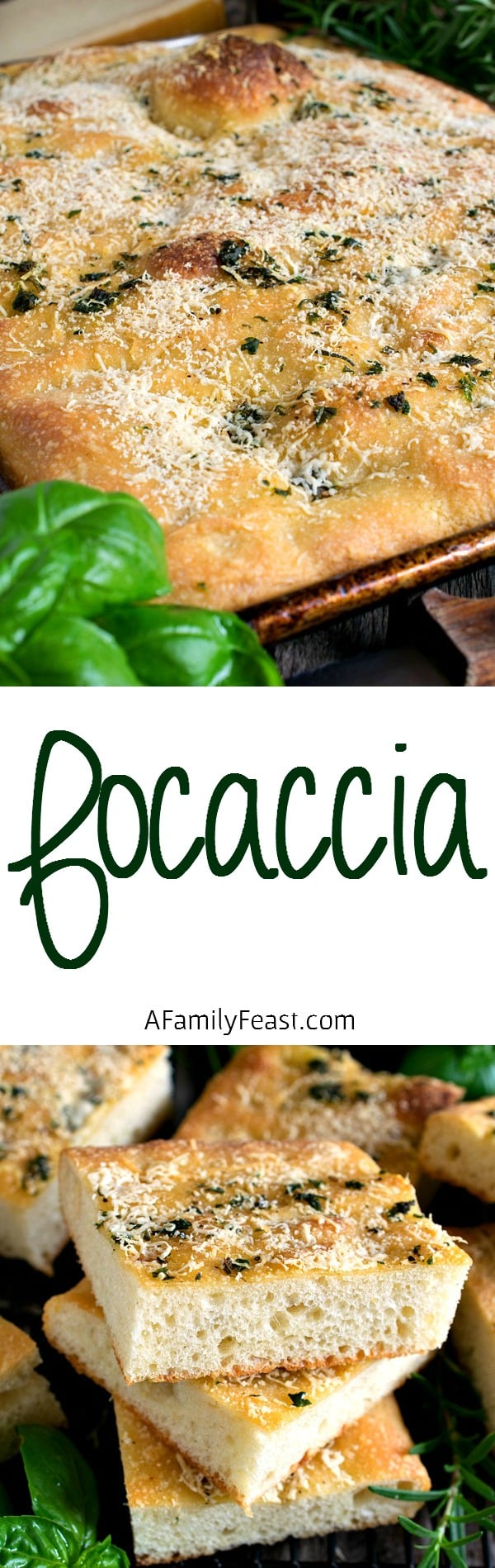 Focaccia - An easy to make homemade Italian bread. This bread is perfection!