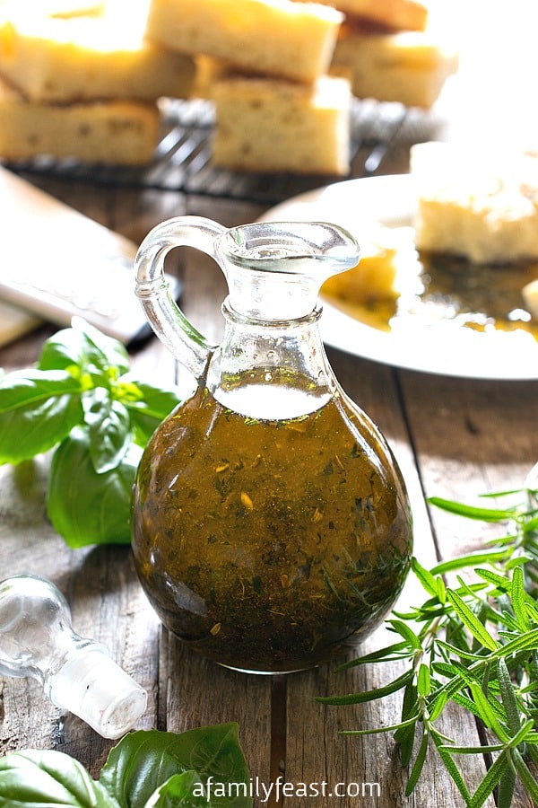 Herb-Infused Oils - Easy to make and versatile. Use as a dipping sauce or for cooking.