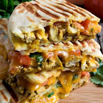 Butter Chicken Panini - A Family Feast