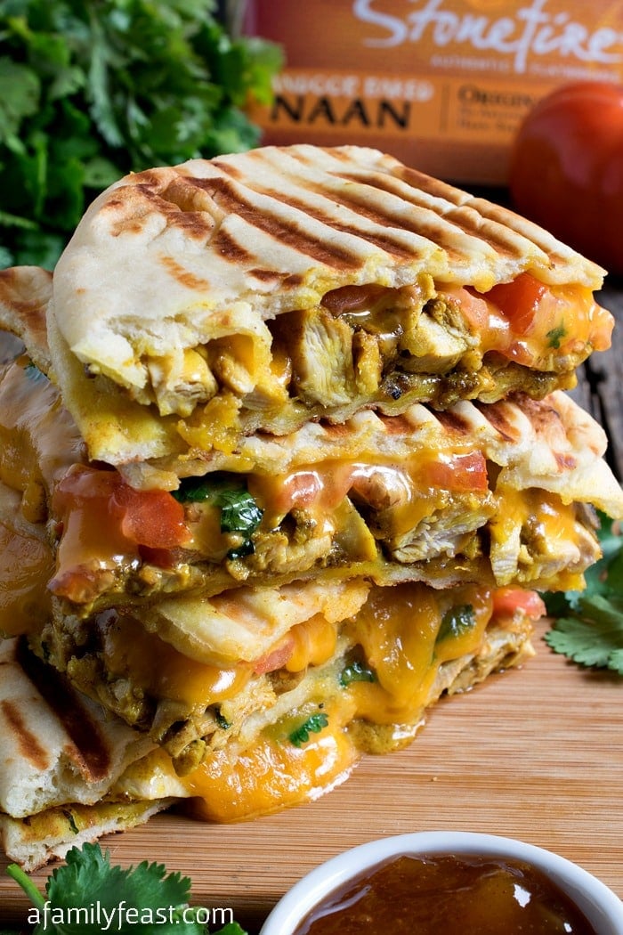 Butter Chicken Panini - This classic Indian dish reimagined as a delicious panini!