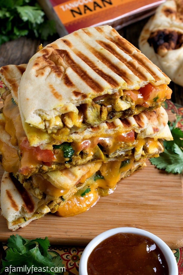 Butter Chicken Panini - This classic Indian dish reimagined as a delicious panini!