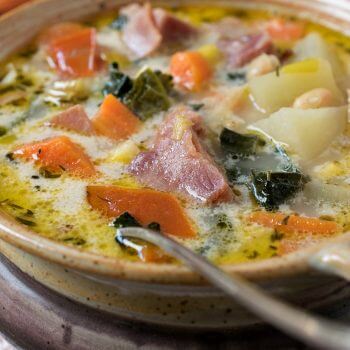 Ham and Vegetable Soup - A Family Feast