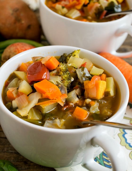 Hearty Vegetable Soup - A Family Feast