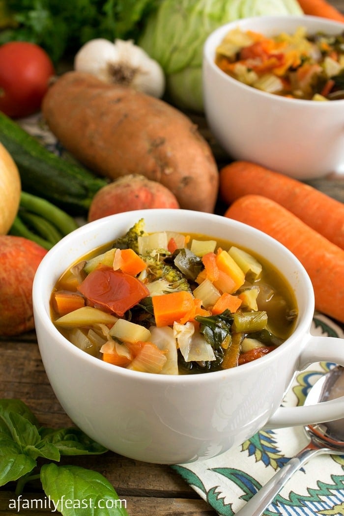 Hearty Vegetable Soup - A Family Feast