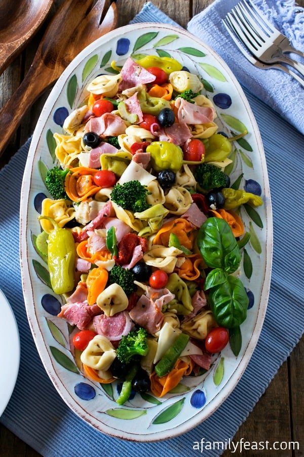 Italian Tortellini Salad - A Family Feast