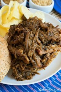 Beer Braised Barbecue Pork Butt - A Family Feast