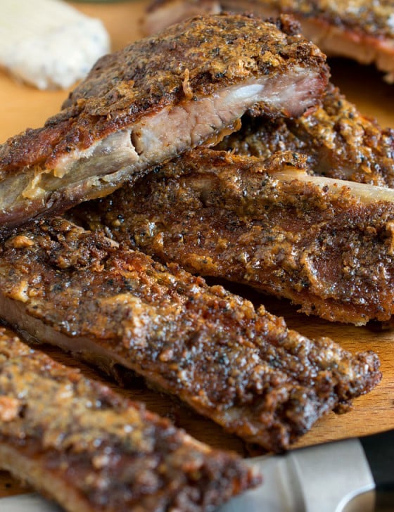 White Barbecue Sauce Pork Ribs - A Family Feast