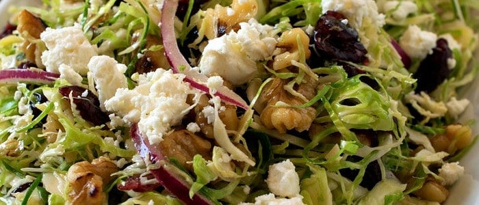 Shaved Brussels Sprout Salad - A Family Feast