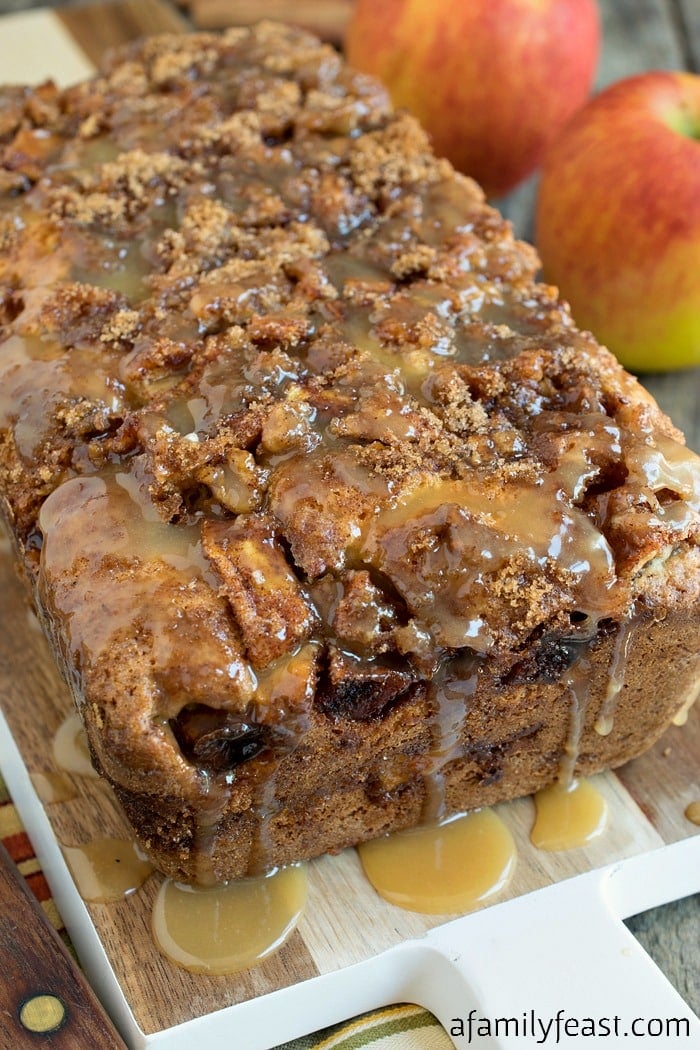 Apple Streusel Bread - A Family Feast