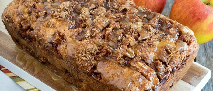 Apple Streusel Bread - A Family Feast