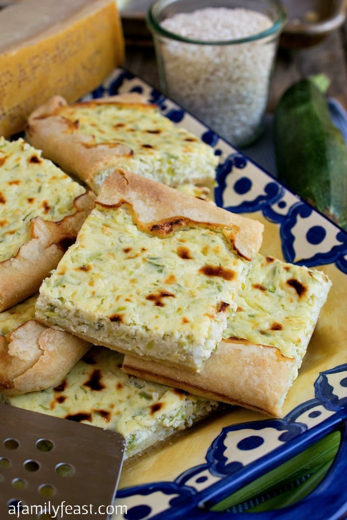 Rice and Zucchini Crostata - This recipe from Lidia Bastianich is a fantastic way to cook with fresh garden zucchini!