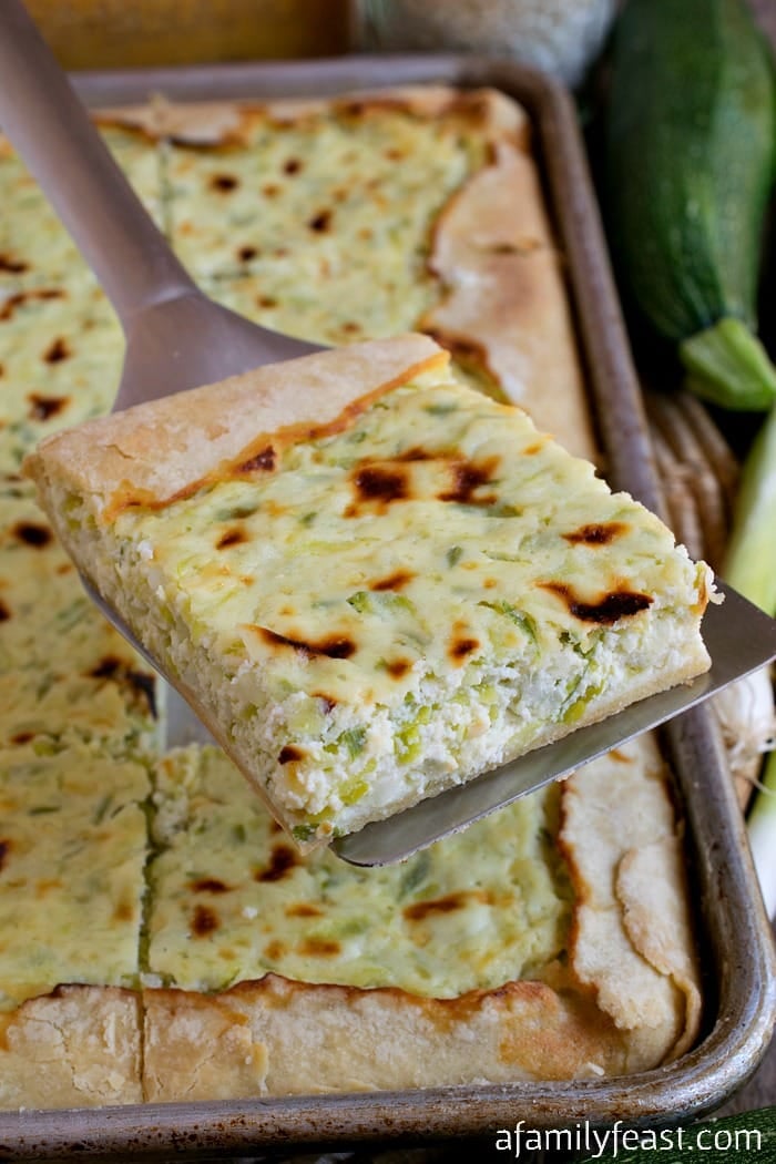 Rice and Zucchini Crostata - This recipe from Lidia Bastianich is a fantastic way to cook with fresh garden zucchini!