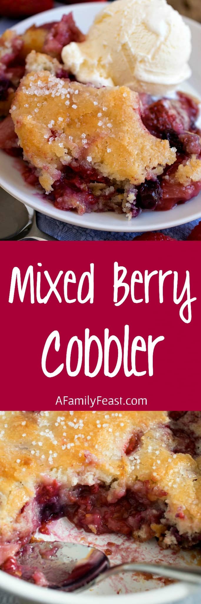 Mixed Berry Cobbler A Family Feast®