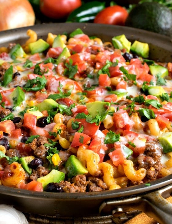 One Pot Tex-Mex Pasta - A Family Feast