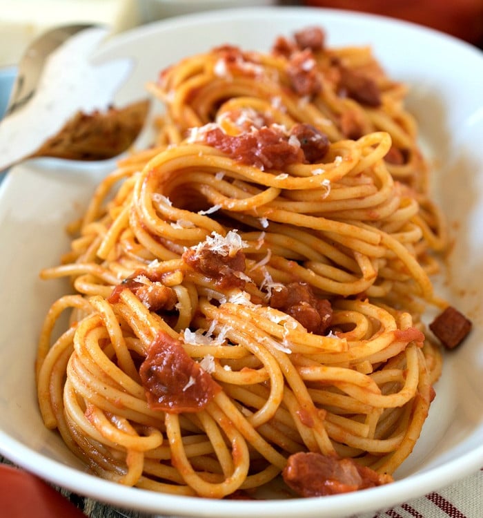 Spaghetti all’ Amatriciana - A Family Feast