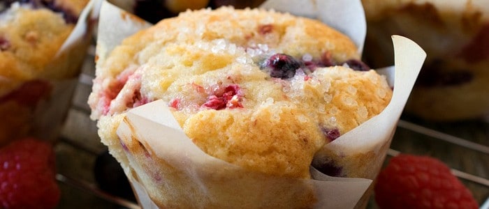 Mixed Berry Muffins - A Family Feast