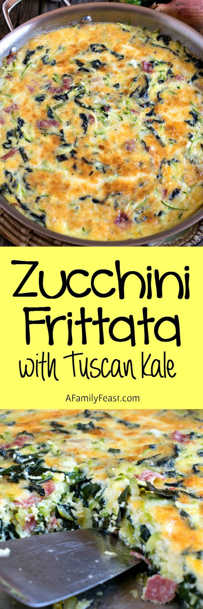 Zucchini Frittata with Tuscan Kale A Family Feast®