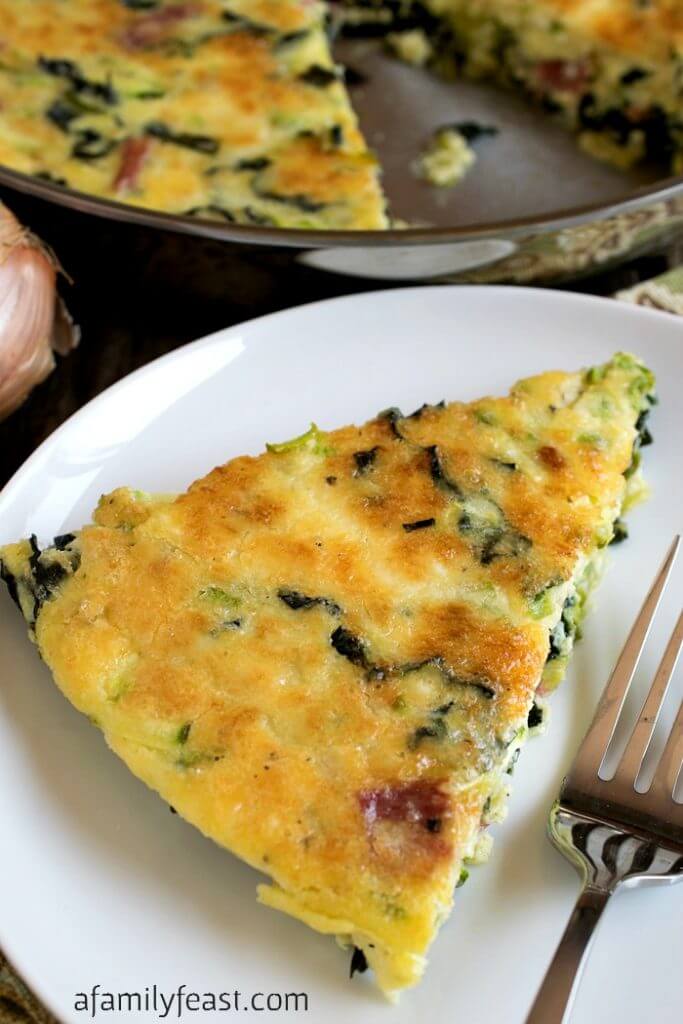 Zucchini Frittata with Tuscan Kale A Family Feast®