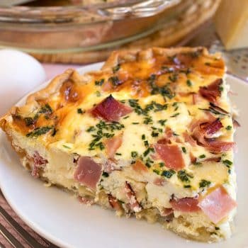 Ham and Swiss Quiche - A Family Feast