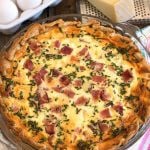 Ham and Swiss Quiche - A Family Feast
