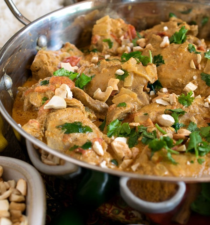 Chicken with Vindaloo Spices - A Family Feast