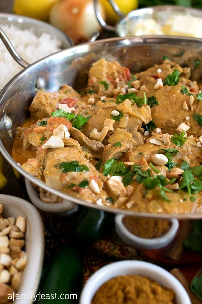 Chicken with Vindaloo Spices - A Family Feast
