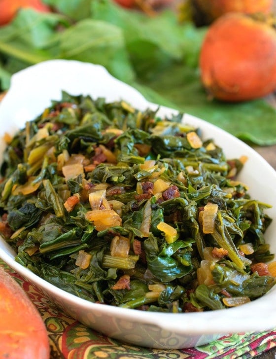 Sautéed Beet Greens - A Family Feast