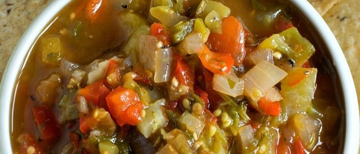 Peg’s Green Tomato Salsa - A Family Feast