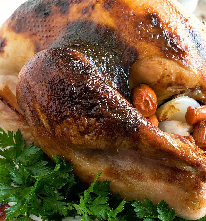 Maple Cider Glazed Turkey - A Family Feast