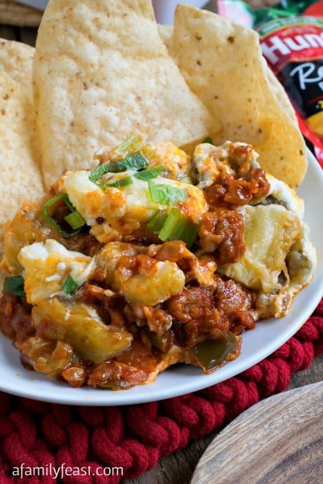Italian Sausage and Eggplant Tailgate Dip - A Family Feast