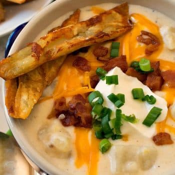 Loaded Baked Potato Soup - A Family Feast