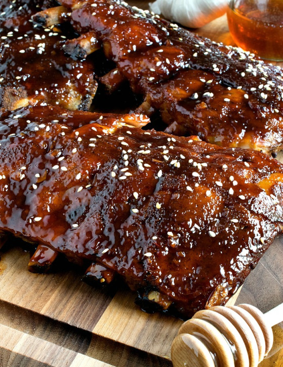 Slow Cooker Honey-Garlic Baby Back Ribs - A Family Feast