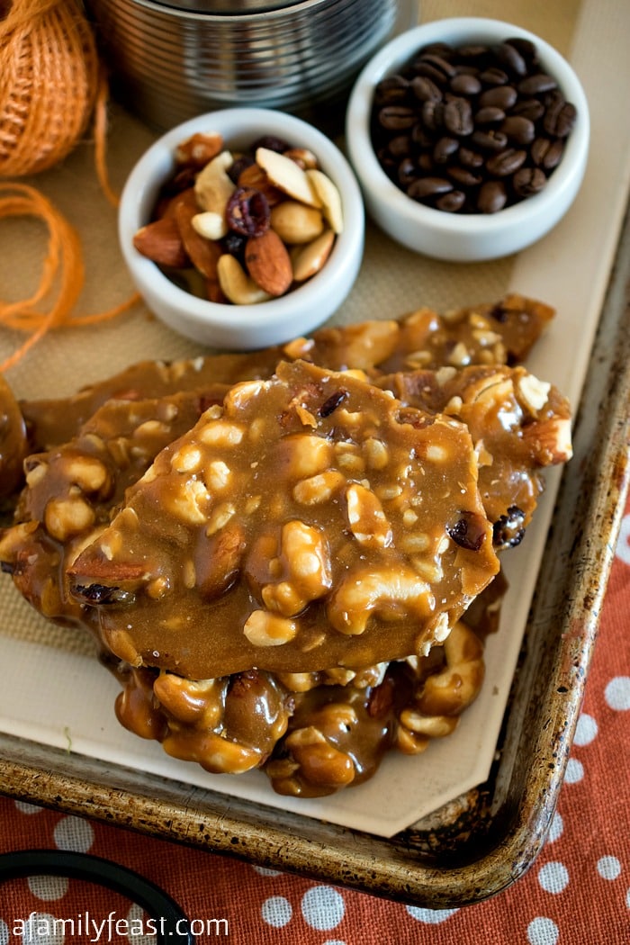 Coffee Nut Brittle - Great for gift giving this holiday season! 