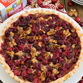 Cranberry Walnut Tart - A Family Feast