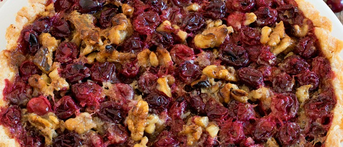 Cranberry Walnut Tart - A Family Feast