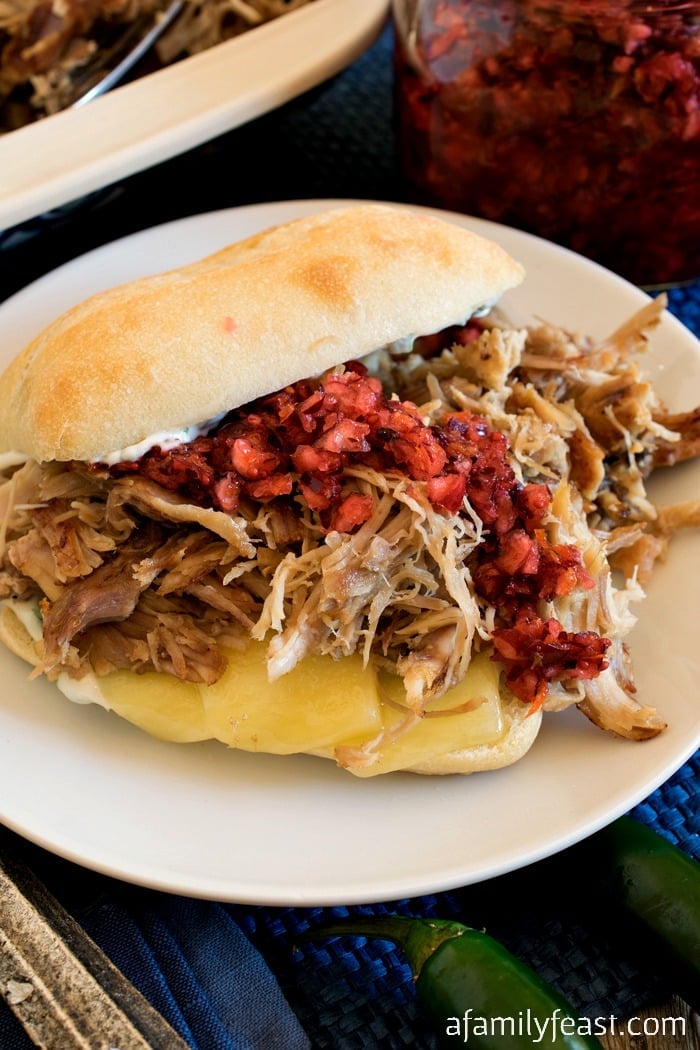 Zesty Pulled Turkey - A delicious recipe made with leftover turkey. Use on sliders, in tacos, quesadillas and more!