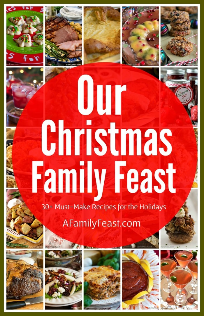 See what the bloggers behind AFamilyFeast.com serve at their Christmas Family Feast! We’re sharing all the details today in this delicious collection!